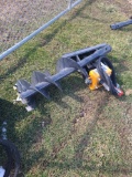 Wolverine Mini Skid Loader Auger Attachment w/ 12