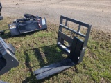 Wolverine Mini Skid Loader Fork Attachment