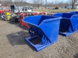 Blue Dump Hopper