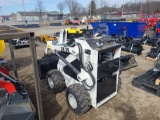 White Captok CK36 Mini Skid Loader on Wheels