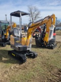 Yellow Captok CK10 Mini Excavator