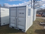 8' Container w/ Man Door & Window