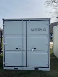 12' Storage / Office Container w/ Man Door & Window