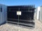 22 Pcs Diggit 10'L x 7'H Wrought Iron Site Fence w/ Posts & Hardware