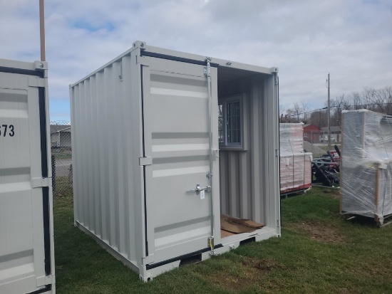 9' Container w/ Man Door & Window