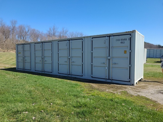 40' High Cube Container w/ 4 side doors