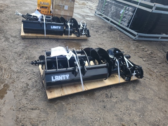 Lanty Mini Excavator Attachment Set - 9 Pcs