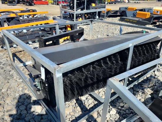 Wolverine 72" Power Angle Broom Attachment