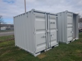 8' Container w/ Man Door & Window