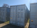 40' High Cube Container w/ 4 side doors