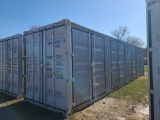 40' High Cube Container w/ 4 side doors