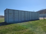 40' High Cube Container w/ 4 side doors