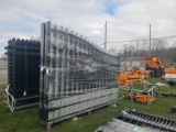 20' Bi-Parting Driveway Gates w/ Deer Scene