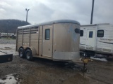 2001 CM 3 Horse Slant Trailer w/ Tack & Dressing Room