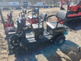 Black Leopard Double Tandem Electric Scooter w/ Charger
