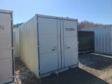 12' Storage / Office Container w/ Man Door & Window