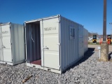 12' Storage / Office Container w/ Man Door & Window