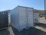 10' Storage / Office Container w/ Man Door & Window