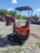 Red Miva VA13 Mini Excavator w/ Thumb