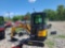 Yellow Miva VA13C Mini Excavator w/ Thumb