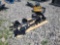 Miva Mini Excavator Auger Attachment w/ 3 Bits