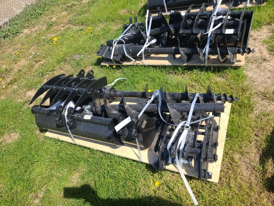 Miva 9pc Mini Excavator Attachment Set