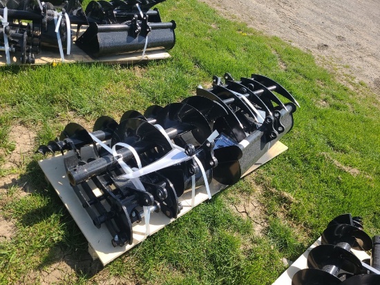 Miva 9pc Mini Excavator Attachment Set