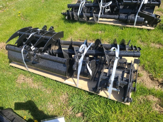 Miva 9pc Mini Excavator Attachment Set