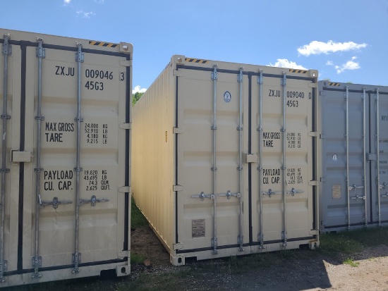 40' High Cube Container w/ 4 side doors