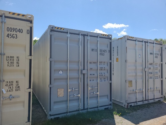 40' High Cube Container w/ 4 side doors