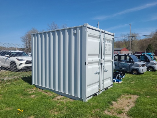 10' Storage Container / Office w/ Man Door and Window