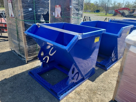 Blue Self Dumping Hopper