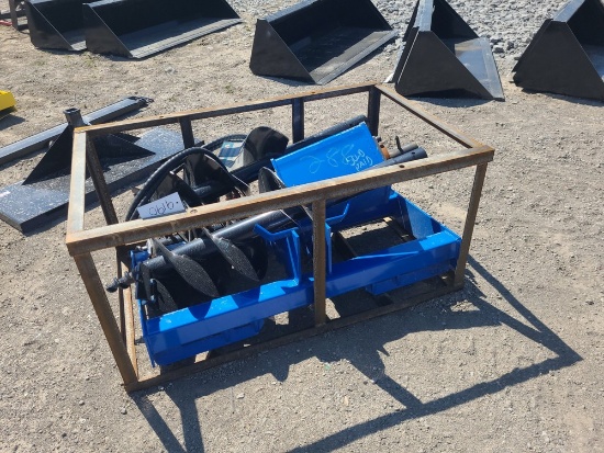 AGT Skid Loader Auger w/ 3 Bits