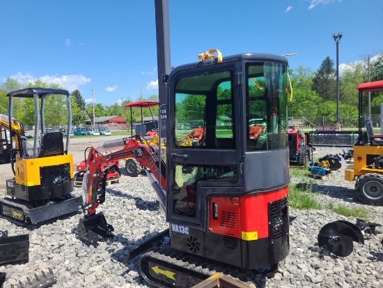 Red Miva VA13C Mini Excavator w/ Thumb