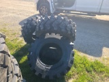 4 Skid Loader Tires 12-16.5 NHS - New