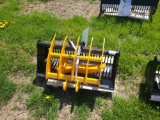 Miva 3pc Set Mini Excavator Attachments - Slotted Bucket, Rake & Ripper