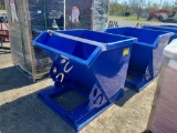 Blue Self Dumping Hopper