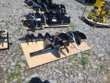Miva Mini Excavator Auger Attachment w/ 3 Bits