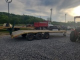 18' + 3' Triaxle Trailer w/ Ramps