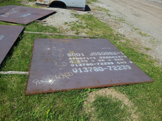 1 Sheet Steel - 6' x 6'6" / 5/8" Thick