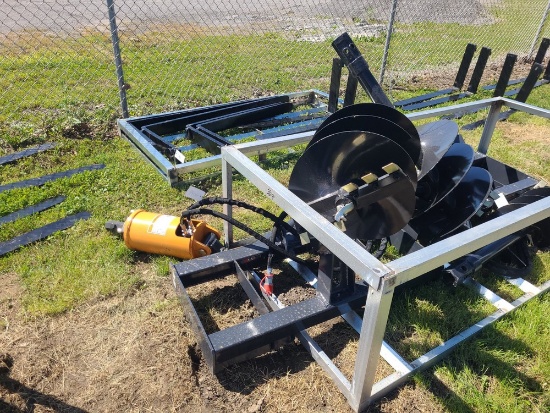 Wolverine Auger Attachment w/ 2 Bits 12" & 18"