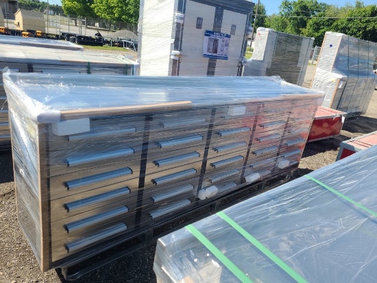 Steelman Stainlews 10' 30 Drawer Workbench