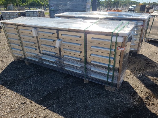 Steelman Stainlews 10' 30 Drawer Workbench