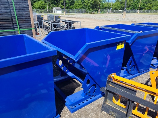 Blue Dump Hopper