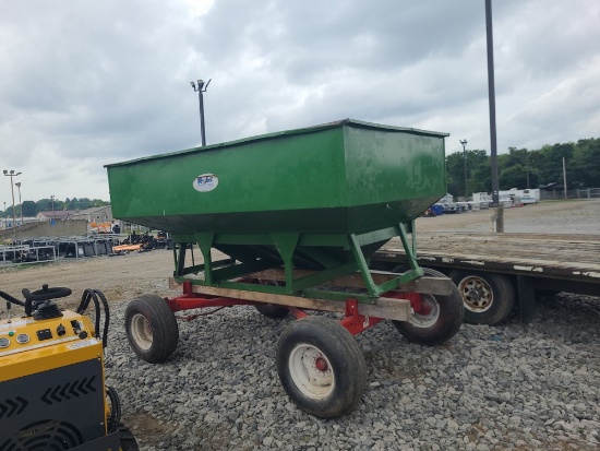 Huskee Gravity Bin on International 70 Running Gear