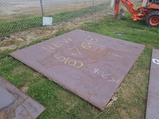 Steel Plate 5/8" x 7'6" x 8' - New