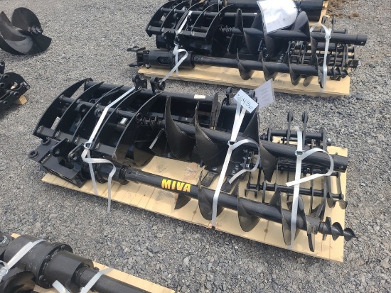 Miva 9pc Mini Excavator Attachment Set
