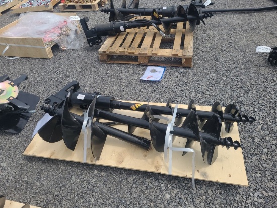 Miva Mini Excavator Auger w/ 3 Bits - 8", 12" & 16"