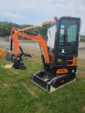FF Ind. FF13 Mini Excavator w/ Full Cab