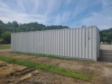 40' High Cube Shipping Container w/ 2 Side Doors - Single Use